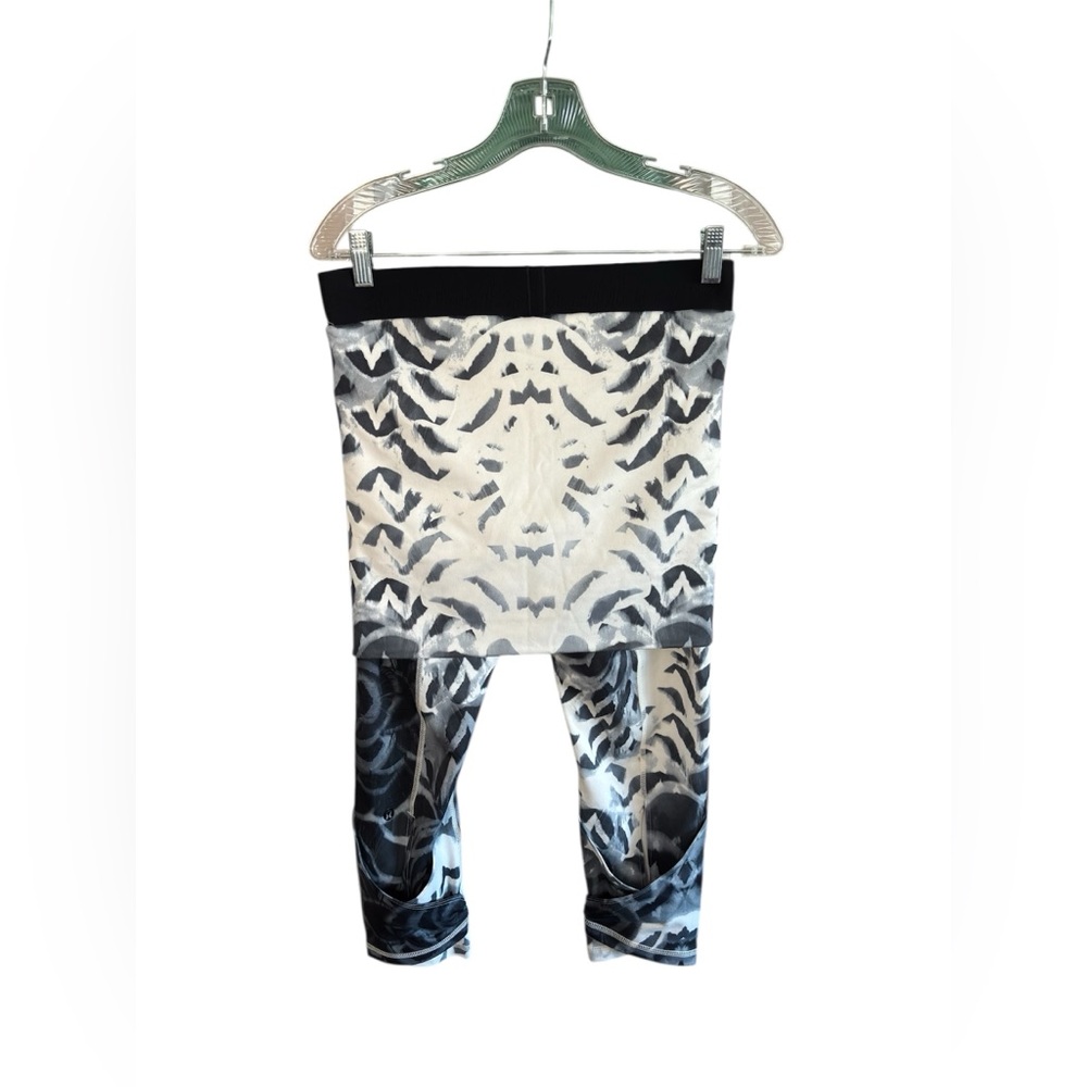 Lululemon Wunder Under Pant SE Dance 8 Skirt Leggings Pretty Plume Angel Wing - Picture 4 of 8